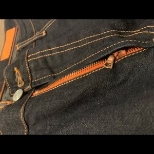Jean Shop Classic Fir Dark Blue Jeans. Made in USA